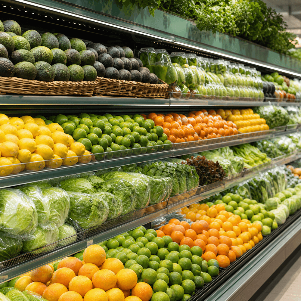 Retail and hypermarket produce